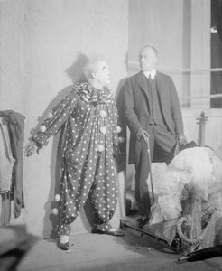 Richard Bennett as HE and Ernest Cossart as Briquet, New York, 1922