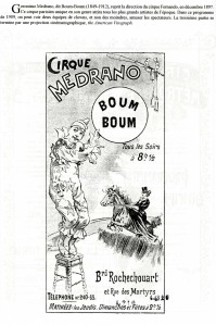 Cirque Medrano, 1909